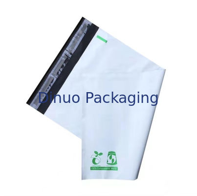 Self Sealing Adhesive Strip Co Extruded Film 100% Compostable Poly Mailer For Eco Friendly Packaging