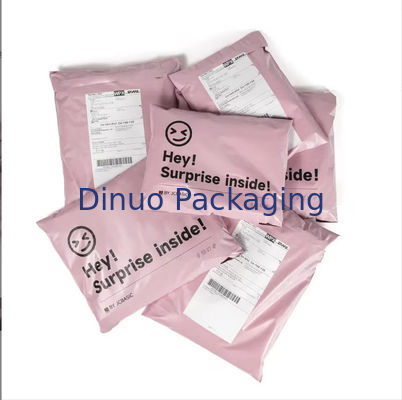 PLA Compostable Poly Mailer In Pink For Environmentally Responsible Packaging Solutions