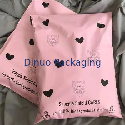 PLA Compostable Poly Mailer In Pink For Environmentally Responsible Packaging Solutions