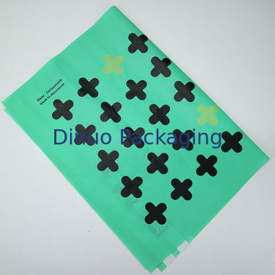 Secure Sustainable Shipping With Compostable Mailing Bag In Green And Golden