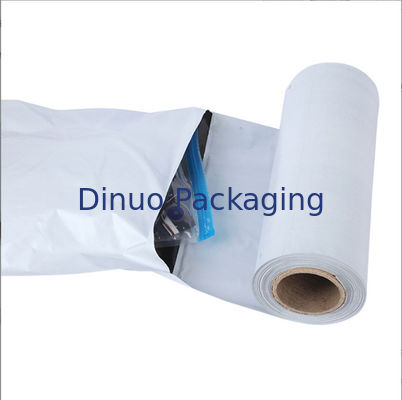 Pre Opening Roll Up Courier Poly Mailer Bags With Tear Resistant Design
