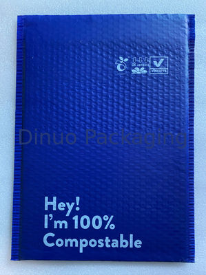 Shock Strength 2.8 Bubble Wrapped Mailing Bags In Blue Color For Safe Delivery Services