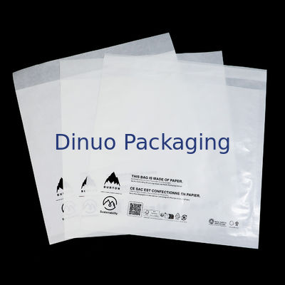 Custom 100% Transparent Cellophane Bags With High Texture And 35 Or 50gsm Thickness For Garment Packaging