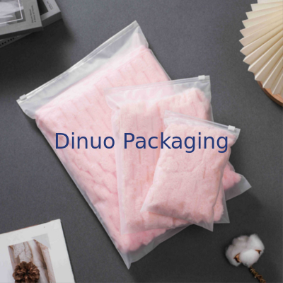 Custom Self-Sealing CPE Zipper Bags With Printed Logo Frosted Plastic Zip Lock Bag