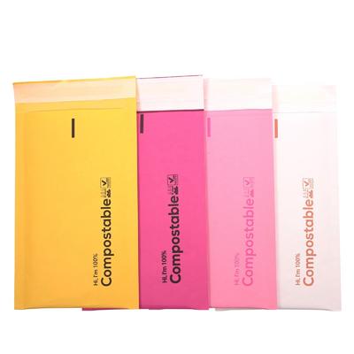 3-4mm Thickness Kraft Cushion Bubble Mailers with Low Density Polyethylene Inner Materials