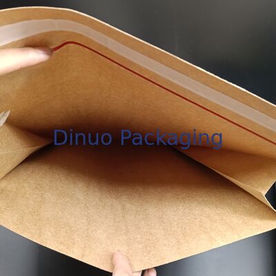 Self-Adhesive Brown Kraft Pointed Bottom Bags Durable Eco-Friendly Food-Safe Thick Recycled Material