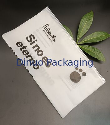Waterproof Dustproof Secure Seal Double-Sided Frosted CPE Zipper Bag with Custom Logo Reusable Durable
