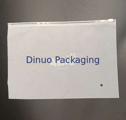 Eco-Friendly Food-Safe Reusable CPE Frosted Zipper Pouch Storage For Clothes Documents