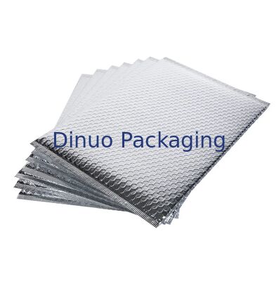 Custom Logo Metallic Mailer Shipping Envelope Padded Postal Satchels Bubble Poly Wrap Packaging Mailing Bag