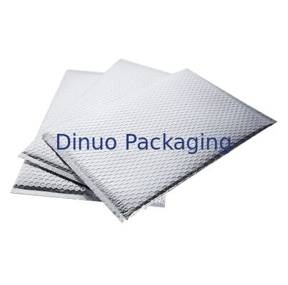 Custom Logo Metallic Mailer Shipping Envelope Padded Postal Satchels Bubble Poly Wrap Packaging Mailing Bag