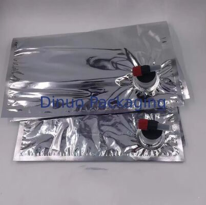 High Barrier VMPET / PE Aluminum Foil Bib Inner Liner Bag In Box With Valve