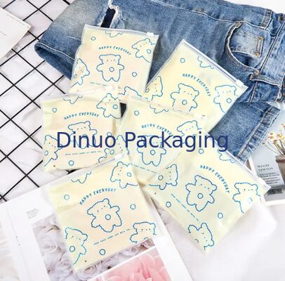 Reclosable Waterproof CPE Zipper Bag Plastic Storage Pouch For Cosmetic Electronic Accessories Packaging