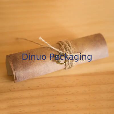 Antique Kraft Paper Envelopes Set With Rope And Metal Pendants For Retro Letter Gift Card Packaging