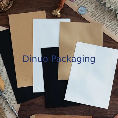 Vintage Kraft Paper Envelopes For Letter Writing Invitation Gift Card Packaging