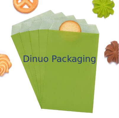 Eco Friendly Glassine Paper Bags Greaseproof Food Safe Treat Pouches For Cookies Candies