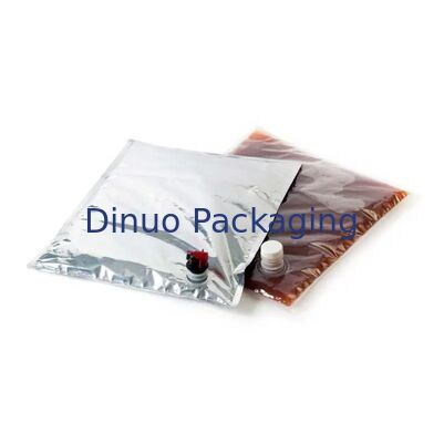 Leakproof Food Grade Aluminized Transparent Bag In Box For Liquid Packing
