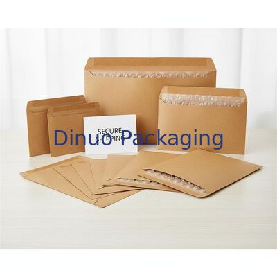 Various Sizes Brown Bubble Mailers Kraft Thickness 60 to 180gsm Padded Mailing Envelopes Packaging Solution for Secure Shipping