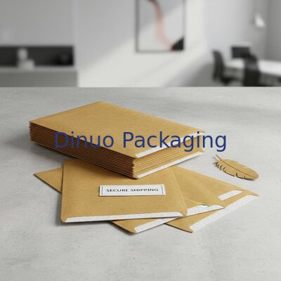 3-4mm Thickness Kraft Bubble Mailers Self-sealing Durable Padded Mailers Suitable for Secure Document and Item Shipping