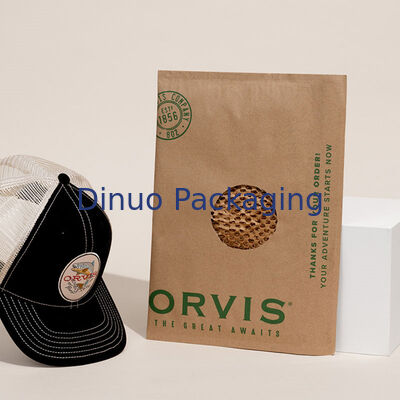 Custom Compostable Kraft Paper Envelope Mailers Recyclable 100% Biodegradable Honeycomb Padded Shipping Packaging Mailing Bags