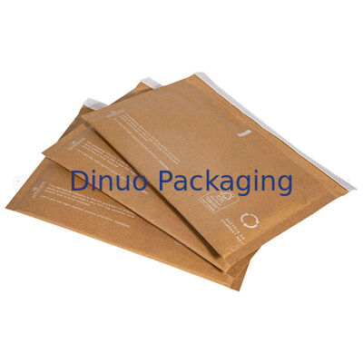 Biodegradable Eco Double Layered Padded Envelope Brown Honeycomb Shipping Bags Kraft Paper Bubble Mailer Compostable