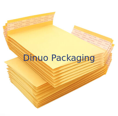 Standard Size 7 Kraft Bubble Mailers Customized Logo Express Shipping Durable Protective Packaging Envelopes for Secure