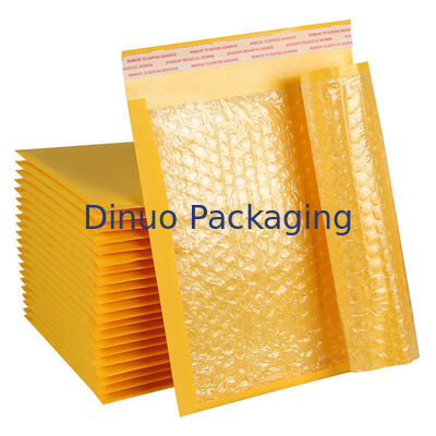 Standard Size 7 Kraft Bubble Mailers Customized Logo Express Shipping Durable Protective Packaging Envelopes for Secure