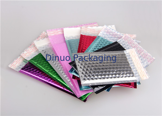 Anti - Throw Metallic Mailing Envelopes , Colored Bubble Envelopes 235x330mm #H