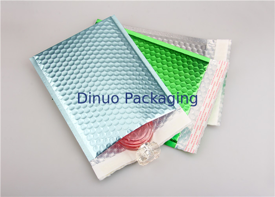 Colorful Metallic Glamour Bubble Mailers , Metallic Shipping Envelopes Tear Resistant