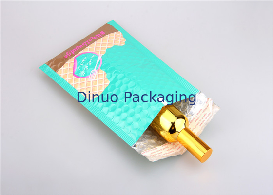 Lake Blue Metallic Bubble Mailers Padded Envelopes 145x210mm #C For Lipstick