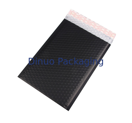 Heat Seal Matte Metallic Bubble Mailers 4"X8" #000 Moisture Resistant For Packaging