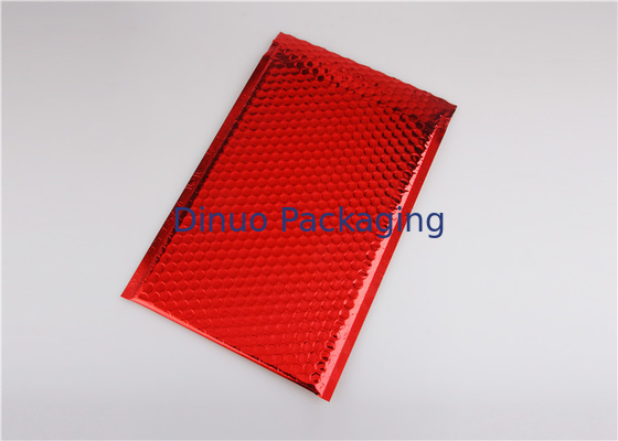 Bright Red Color Metallic Bubble Envelopes Bubble Mailers 245x330 #A4