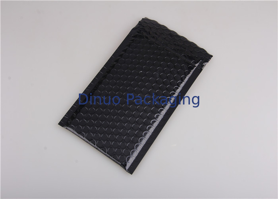 Durable Black Metallic Bubble Mailers Biodegradable Waterproof For Shipping