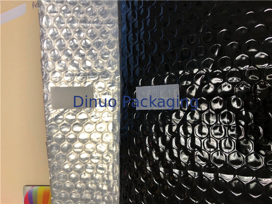 Waterproof Printed Black Metallic Shipping Envelopes , 180x165 #CD-DCD Custom Bubble Mailers