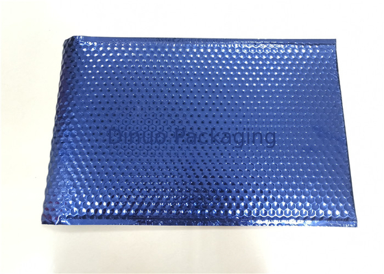 Navy Blue Metallic Bubble Mailers Postage Padded Envelope For Courier Packaging