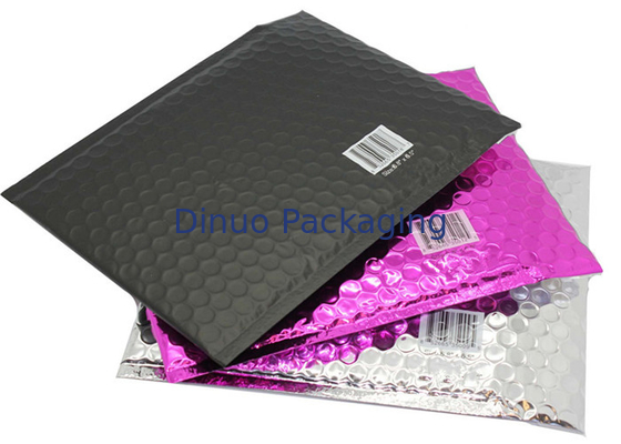 Express Packaging Metallic Bubble Mailing Envelopes Water Resistant Custom Logo