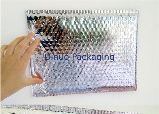 Silver Bubble Mailer Bag 15x210mm #B Jiffy Bubble Bags For Transport Oil Resistant