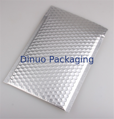 Silver Bubble Mailer Bag 15x210mm #B Jiffy Bubble Bags For Transport Oil Resistant