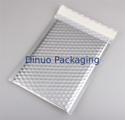 Silver Bubble Mailer Bag 15x210mm #B Jiffy Bubble Bags For Transport Oil Resistant