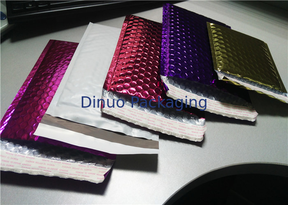 Express Packaging Metallic Bubble Mailing Envelopes Water Resistant Custom Logo