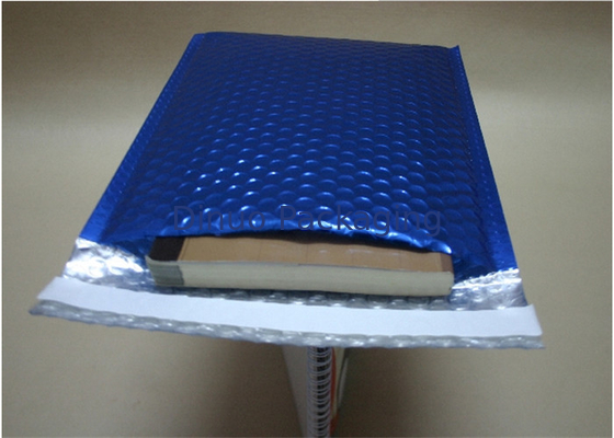 Blue Metallic Decorative Bubble Mailing Envelopes For Courier Company Using