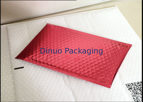 Biodegradable Red Anti Static Bubble Bags For Toy 115x210mm #B VMPET Material