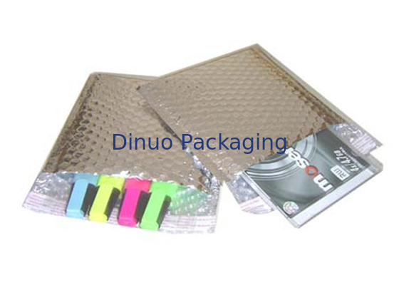 Metallic Jiffy Padded Mailers , Metallic Foil Bubble Bags For Express Delivery
