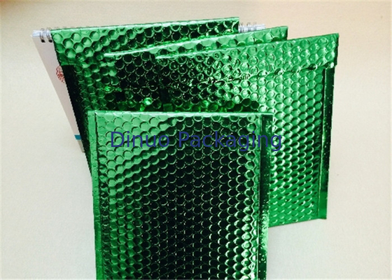 Metallic Jiffy Padded Mailers , Metallic Foil Bubble Bags For Express Delivery
