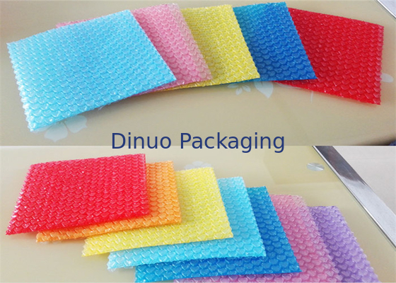 Colorful Anti Static Bubble Mailing Bags 9.5"X14" #4 Shock Resistance For Packaging