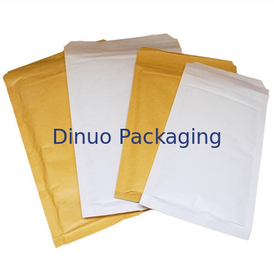 White Disposable Bubble Wrap Lined Envelopes , 10.5" X 16 Size 5 Bubble Mailer