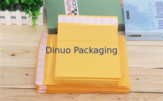 Customized Size Kraft Bubble Mailers 3 X 10 Air Bubble Envelope Tear Resistance