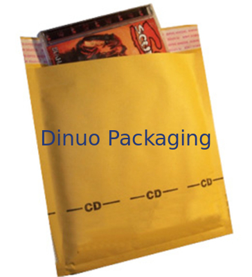 Kraft Shipping Package Envelope With Bubble Wrap Inside Shock Resistance