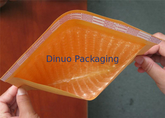 Biodegradable Kraft Bubble Mailers , Bubble Wrap Padded Envelope for Transport