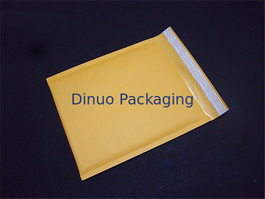 Biodegradable Kraft Bubble Mailers , Bubble Wrap Padded Envelope for Transport