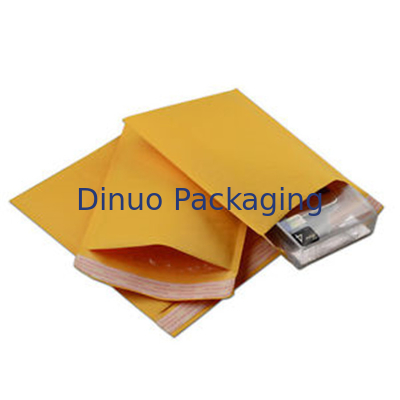 Kraft Shipping Package Envelope With Bubble Wrap Inside Shock Resistance